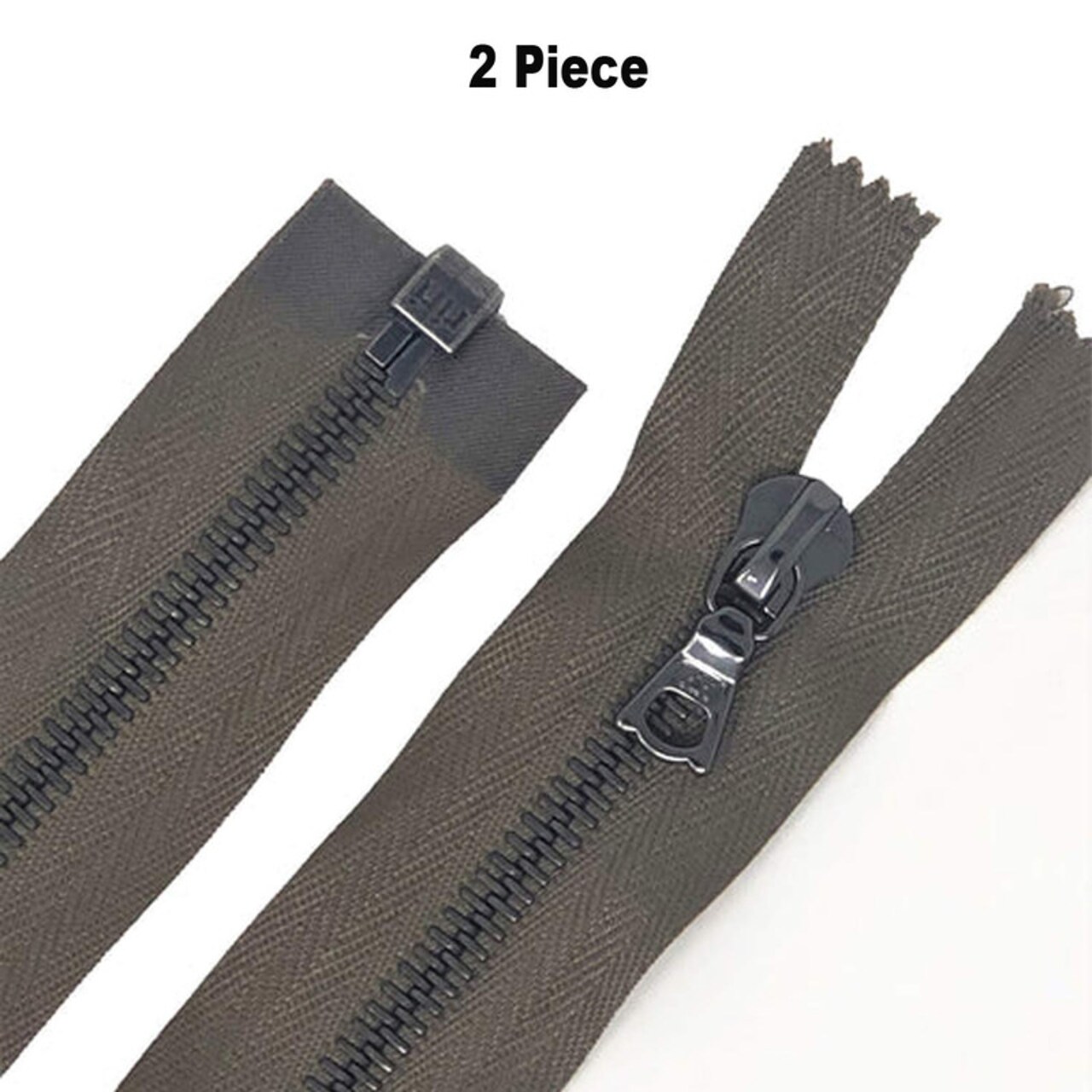 Zipper – Dark Camel 6MM Open Bottom Separating for Jackets and Outerwear